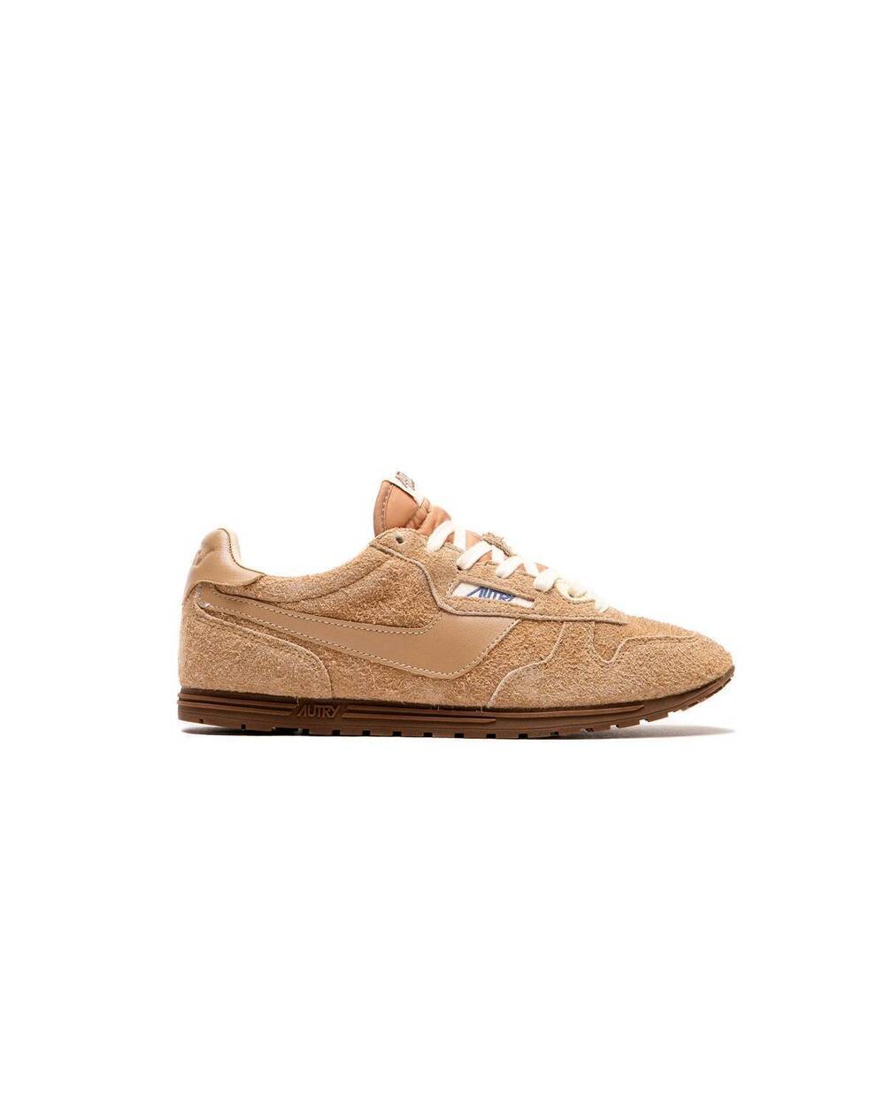 NEW AUTRY women's windspin low sneaker in sue/lea peanut